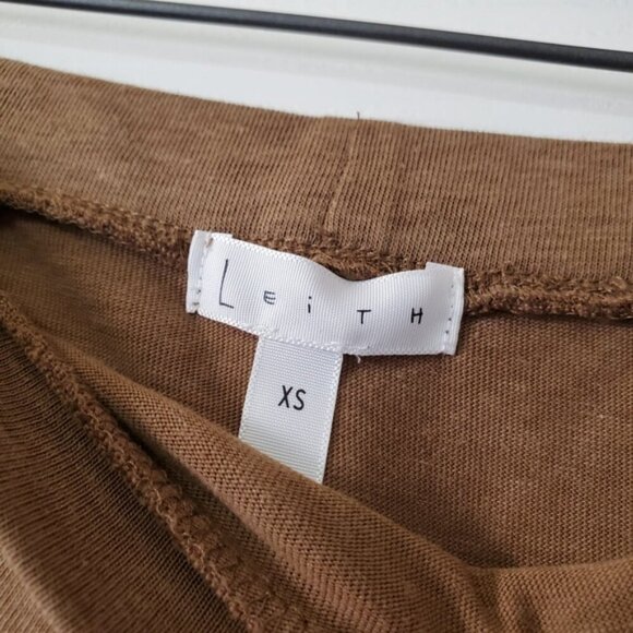 Nordstrom Leith Mustard Ruched Pull On Pencil Skirt XS - Picture 6 of 7